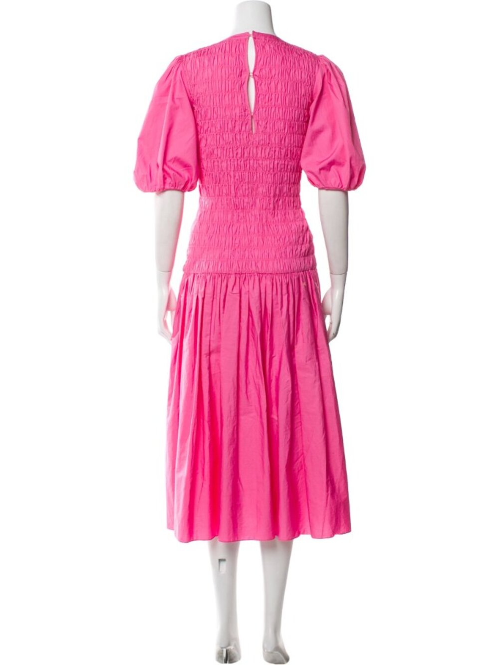 Derek Lam 10 Crosby Shirred cotton poplin midi dress - Picture 8 of 8